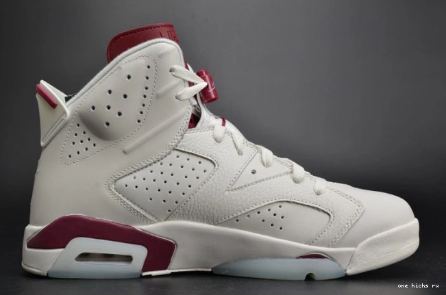 Rep white Retro Jordan Maroon 384664-116 Air 6 0711
